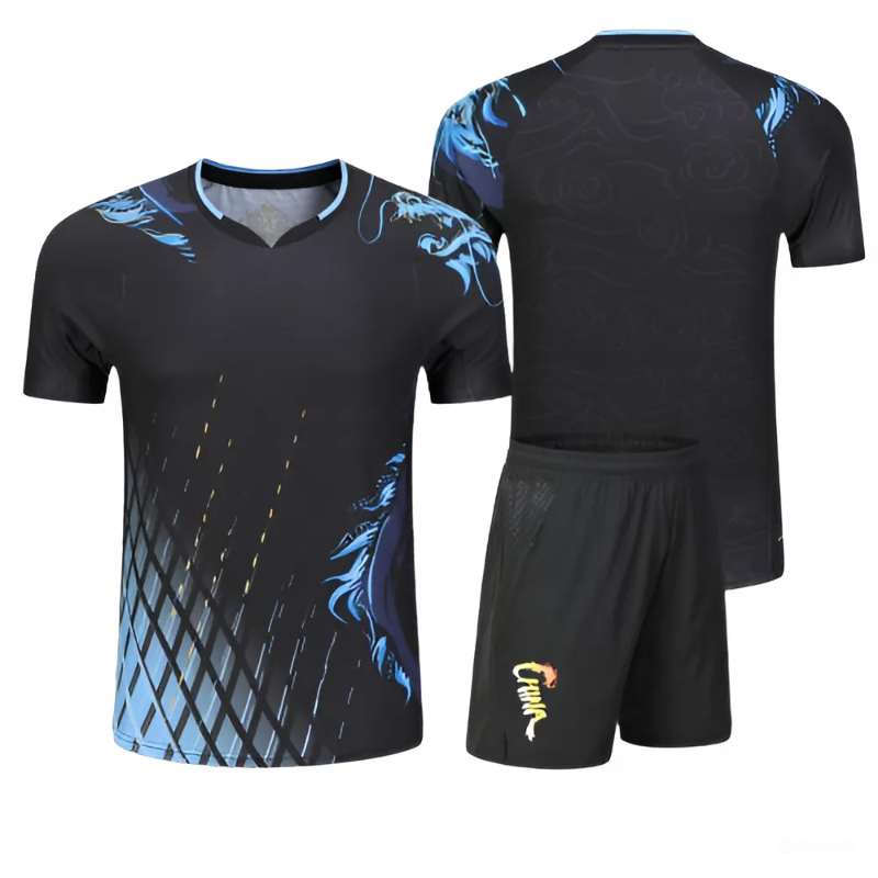 เสื้อยืดพิมพ์ลายแบดมินตันเทนนิ - Table Tennis Zhang Jike บทวิจารณ์และราคา