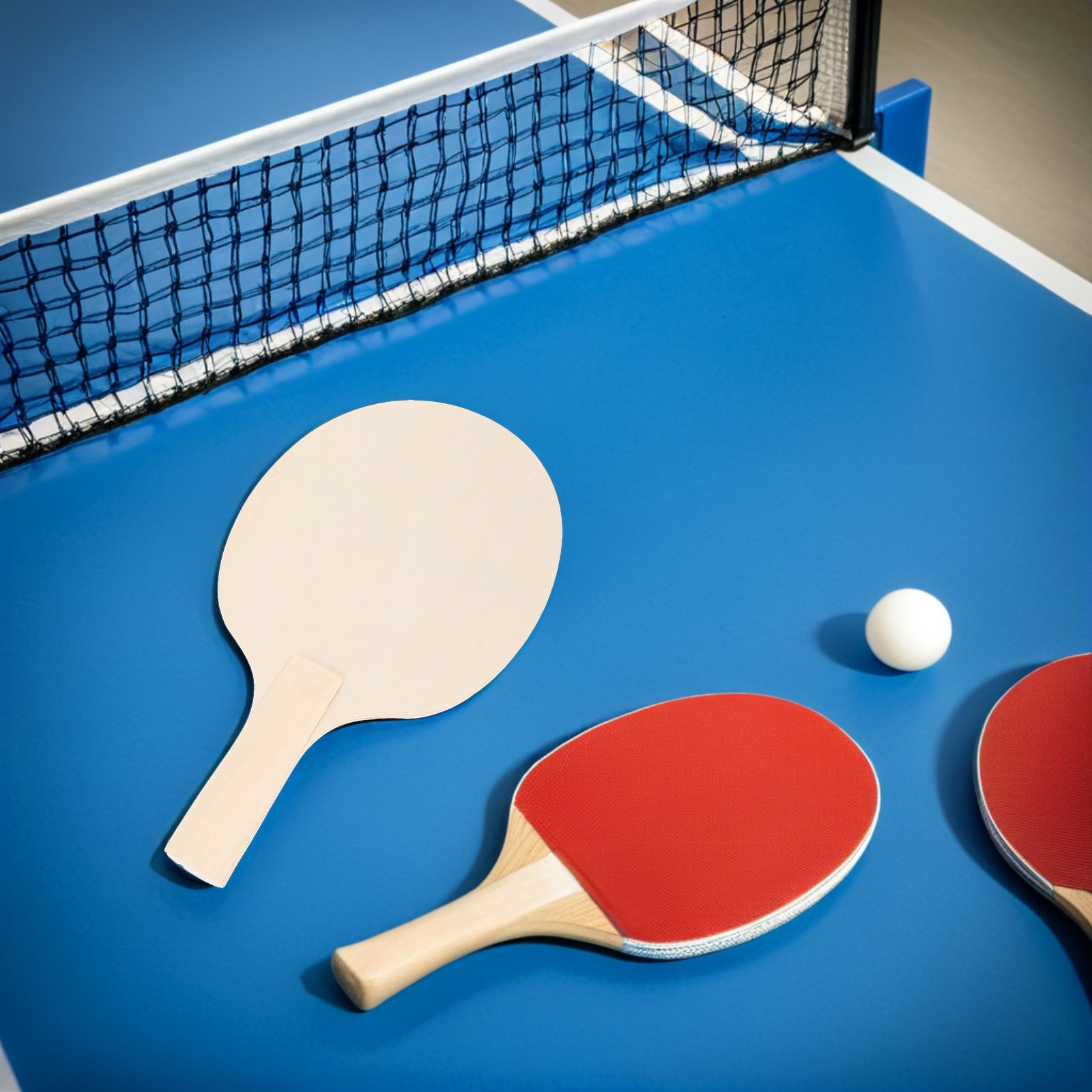 ไม้ปิงปองเปล่าสำหรับงาน DIY 12 - Table Tennis Racket บทวิจารณ์และราคา
