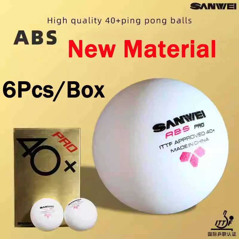 6 ลูก/กล่อง ลูกปิงปอง SANWEI A - Table Tennis Olympics บทวิจารณ์และราคา