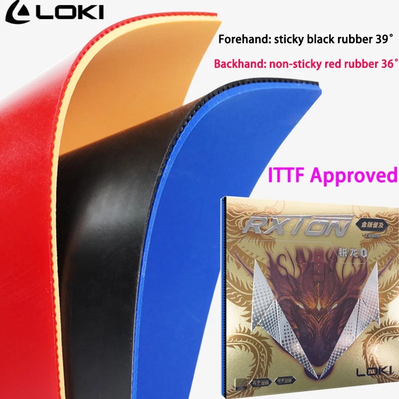 LOKI RXTON 1 FIRE DRAGON ยางปิ - Table Tennis Zhang Jike บทวิจารณ์และราคา